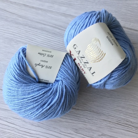 Baby Cotton XL (50% хлопок, 50% полиакрил) - 105м / 50г фото 41