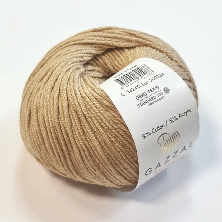 Baby Cotton XL (50% хлопок, 50% полиакрил) - 105м / 50г фото 65
