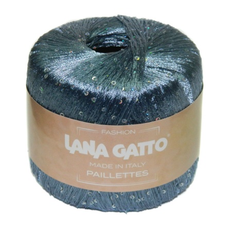 Пряжа Lana Gatto PAILLETTES (100% полиэстер) - 195м / 25г фото 5