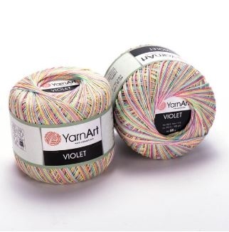 Violet Melange (100% мерсеризованный хлопок) - 282м / 50г фото 18