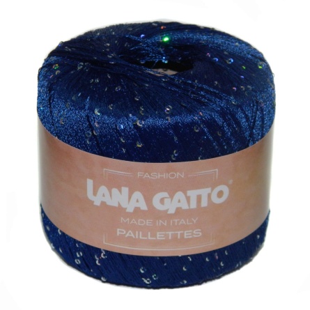 Пряжа Lana Gatto PAILLETTES (100% полиэстер) - 195м / 25г фото 6