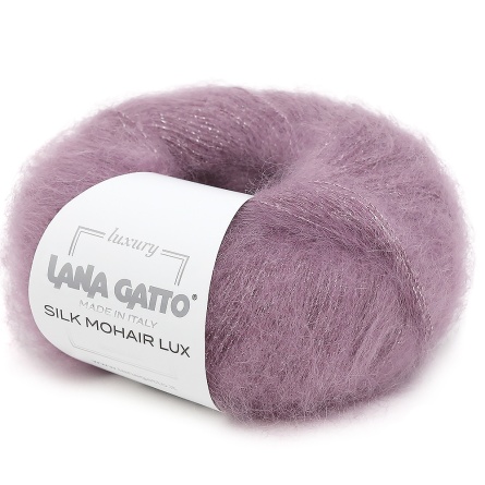 Пряжа Lana Gatto SILK MOHAIR LUX (78% суперкид мохер, 14% шелк, 4% полиэстер) - 210м / 25г фото 6