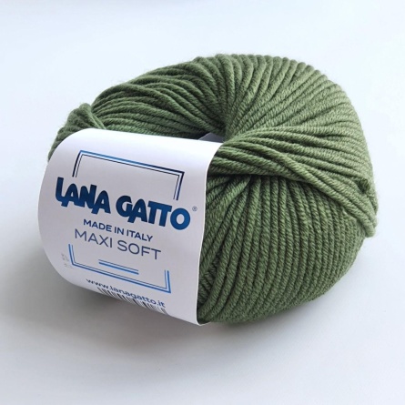 Пряжа Lana Gatto MAXI SOFT (100% меринос экстрафайн) - 90м / 50г фото 33