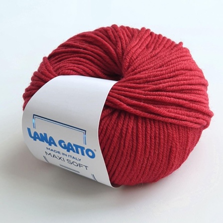 Пряжа Lana Gatto MAXI SOFT (100% меринос экстрафайн) - 90м / 50г фото 31