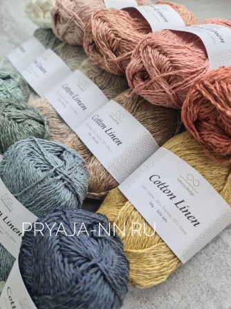 COTTON LINEN (53% хлопок, 33% вискоза, 14% лен) - 125м / 50г фото 1
