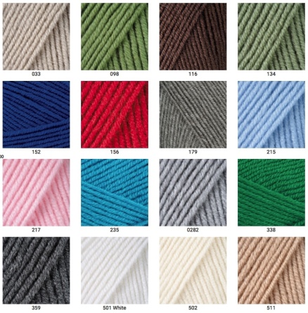 MERINO DE LUX 50 (50% шерсть, 50% акрил) - 280м / 100г фото 49