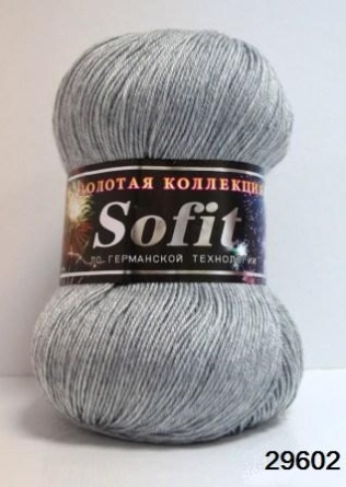 Софит (45%-шерсть 55%-шелк искусственный) - 380м / 100г фото 33
