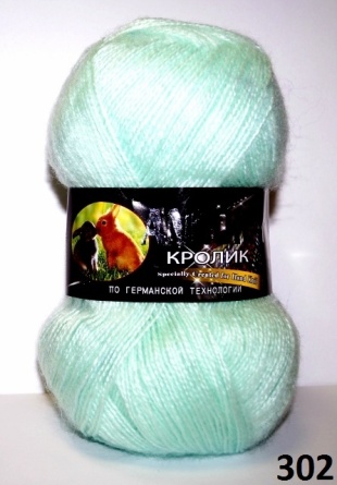 Ангора Кролик (40%-кролик 60%-акрил) - 500м / 100г фото 3