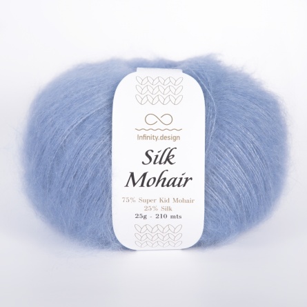 SILK MOHAIR  (75% супер кид мохер 25% шелк) - 210м / 25г фото 23