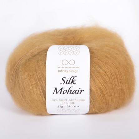 SILK MOHAIR  (75% супер кид мохер 25% шелк) - 210м / 25г фото 5