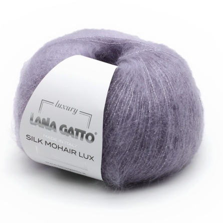 Пряжа Lana Gatto SILK MOHAIR LUX (78% суперкид мохер, 14% шелк, 4% полиэстер) - 210м / 25г фото 11