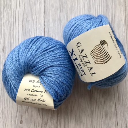 Baby Wool XL (40% мериносовая шерсть, 20% ПА Кашемир, 40% полиакрил) - 100м / 50г фото 28