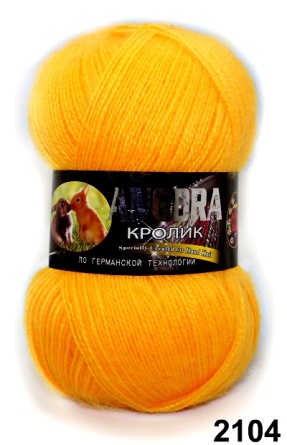 Ангора Кролик (40%-кролик 60%-акрил) - 500м / 100г фото 34