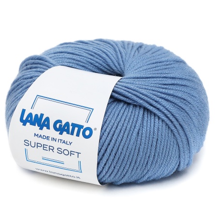 Пряжа Lana Gatto SUPER SOFT (100% экстрафайн мериносовая шерсть) - 125м / 50г фото 25