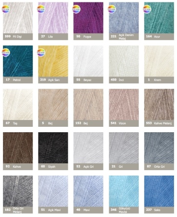 Angora Real 40 (40% шерсть, 60% акрил) - 480м / 100г фото 52