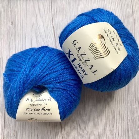 Baby Wool XL (40% мериносовая шерсть, 20% ПА Кашемир, 40% полиакрил) - 100м / 50г фото 34