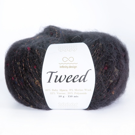 Tweed (40% бэби альпака 8% мериносовая шерсть 32% вискоза 20% полиамид) - 150м / 50г фото 5
