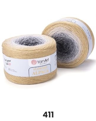 Flowers Alpaca (20% альпака, 80% акрил) - 940м / 250г (цена указана за 2 мотка) фото 8