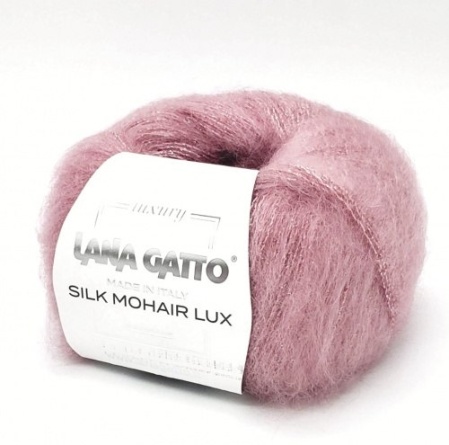 Пряжа Lana Gatto SILK MOHAIR LUX (78% суперкид мохер, 14% шелк, 4% полиэстер) - 210м / 25г фото 14
