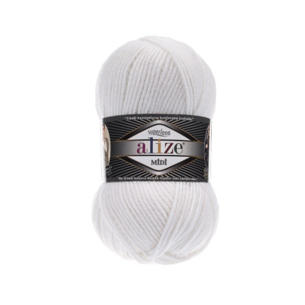 SUPERLANA MIDI (25% шерсть, 75% акрил) - 170м / 100г (цена указана за упаковку 5 мотков) фото 7