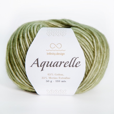 AQUARELLE (65% хлопок 35% мериносовая шерсть) - 110м /50г фото 2