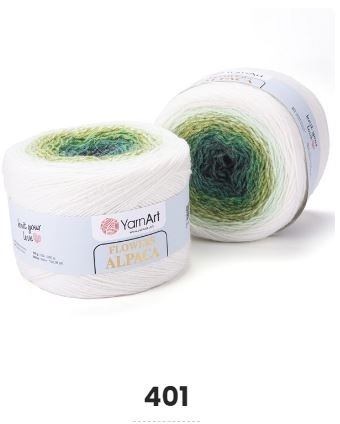 Flowers Alpaca (20% альпака, 80% акрил) - 940м / 250г (цена указана за 2 мотка) фото 1