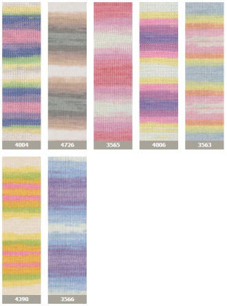 Baby Wool Batik (40% шерсть / 20% бамбук / 40% акрил) - 175м / 50г фото 20