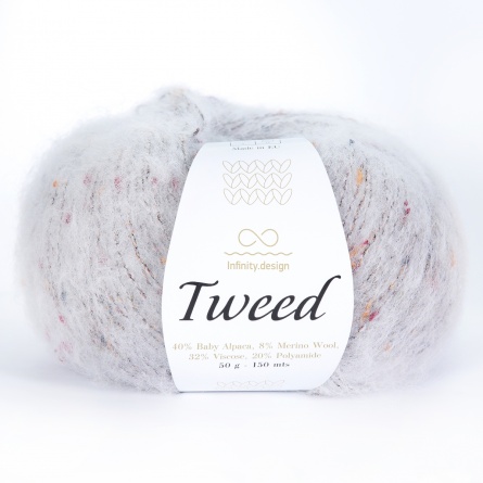 Tweed (40% бэби альпака 8% мериносовая шерсть 32% вискоза 20% полиамид) - 150м / 50г фото 3