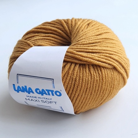 Пряжа Lana Gatto MAXI SOFT (100% меринос экстрафайн) - 90м / 50г фото 39