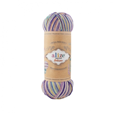Superwash Artisan (75% SuperWash Шерсть, 25% Полиамид) - 420м / 100г фото 4
