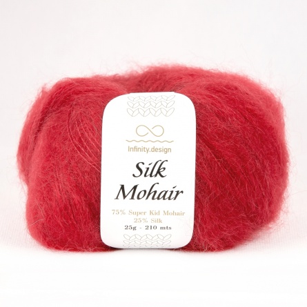 SILK MOHAIR  (75% супер кид мохер 25% шелк) - 210м / 25г фото 18