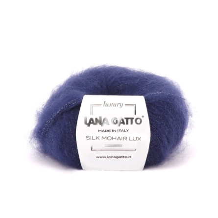 Пряжа Lana Gatto SILK MOHAIR LUX (78% суперкид мохер, 14% шелк, 4% полиэстер) - 210м / 25г фото 2