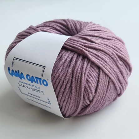 Пряжа Lana Gatto MAXI SOFT (100% меринос экстрафайн) - 90м / 50г фото 34