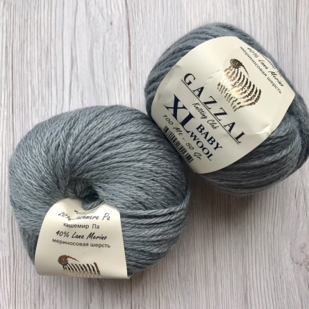 Baby Wool XL (40% мериносовая шерсть, 20% ПА Кашемир, 40% полиакрил) - 100м / 50г фото 37