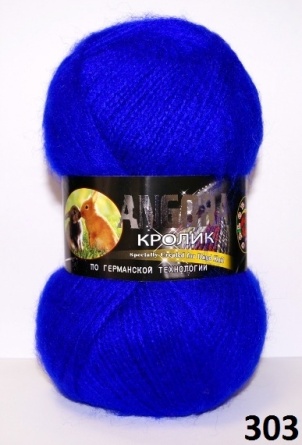 Ангора Кролик (40%-кролик 60%-акрил) - 500м / 100г фото 30