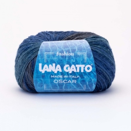 Пряжа Lana Gatto OSCAR (44% хлопок 20% вискоза 28% нейлон 8% лен) - 50г /125м фото 7