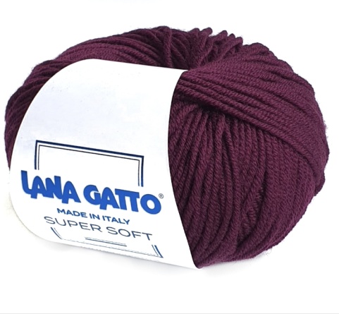 Пряжа Lana Gatto SUPER SOFT (100% экстрафайн мериносовая шерсть) - 125м / 50г фото 52