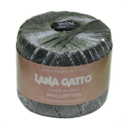 Пряжа Lana Gatto PAILLETTES (100% полиэстер) - 195м / 25г фото 4
