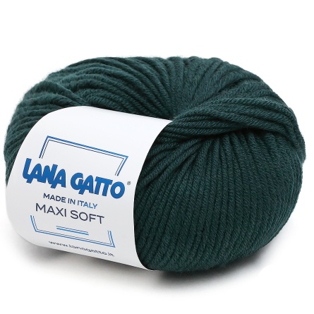 Пряжа Lana Gatto MAXI SOFT (100% меринос экстрафайн) - 90м / 50г фото 25
