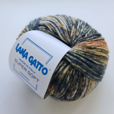 Пряжа Lana Gatto SUPER SOFT Printed (100% мериносовая шерсть) - 125м / 50г фото 7