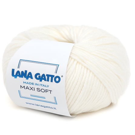 Пряжа Lana Gatto MAXI SOFT (100% меринос экстрафайн) - 90м / 50г фото 26