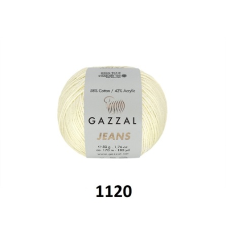 JEANS (58% хлопок, 42% акрил) - 170м / 50г (цена за упаковку 10 мотков) фото 17