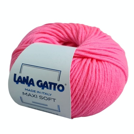 Пряжа Lana Gatto MAXI SOFT (100% меринос экстрафайн) - 90м / 50г фото 52