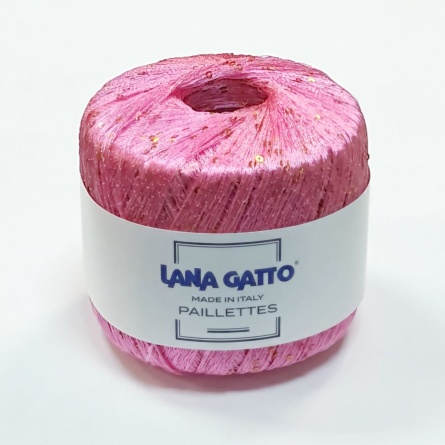 Пряжа Lana Gatto PAILLETTES (100% полиэстер) - 195м / 25г фото 12