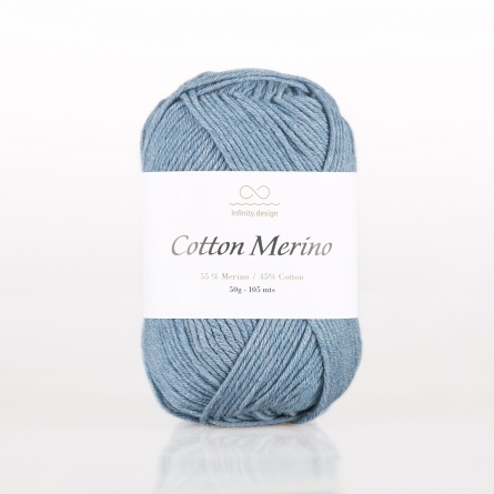 COTTON MERINO (55% мериносовая шерсть, 45% хлопок) - 105м / 50г фото 2