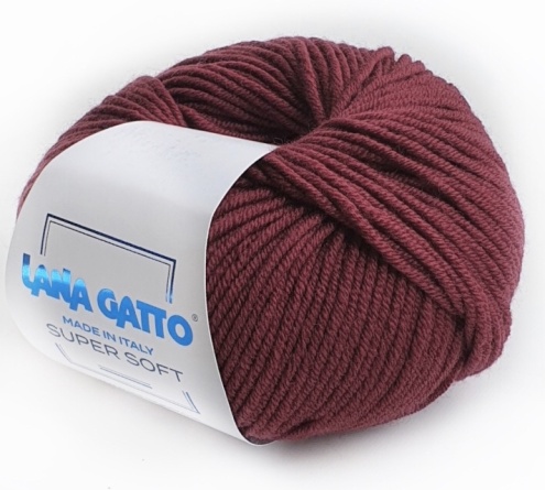 Пряжа Lana Gatto SUPER SOFT (100% экстрафайн мериносовая шерсть) - 125м / 50г фото 60