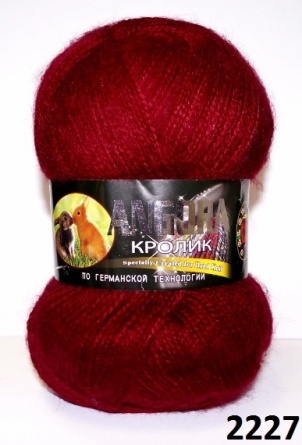 Ангора Кролик (40%-кролик 60%-акрил) - 500м / 100г фото 20