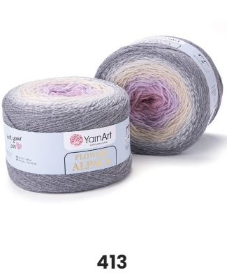 Flowers Alpaca (20% альпака, 80% акрил) - 940м / 250г (цена указана за 2 мотка) фото 9