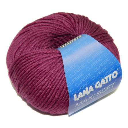 Пряжа Lana Gatto MAXI SOFT (100% меринос экстрафайн) - 90м / 50г фото 6