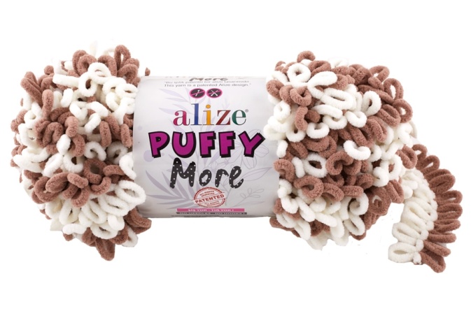 Puffy More (100% микрополиэстер) - 11,5м / 150г (в упаковке 2 мотка) фото 1